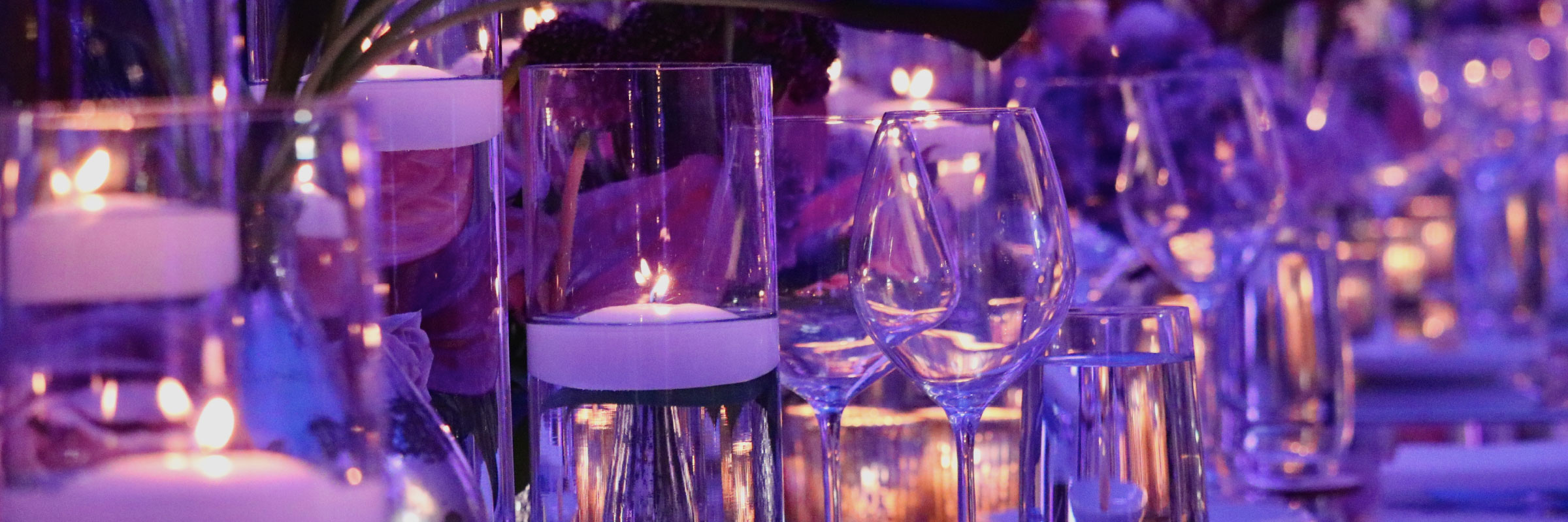 candlelight table setting - Desktop