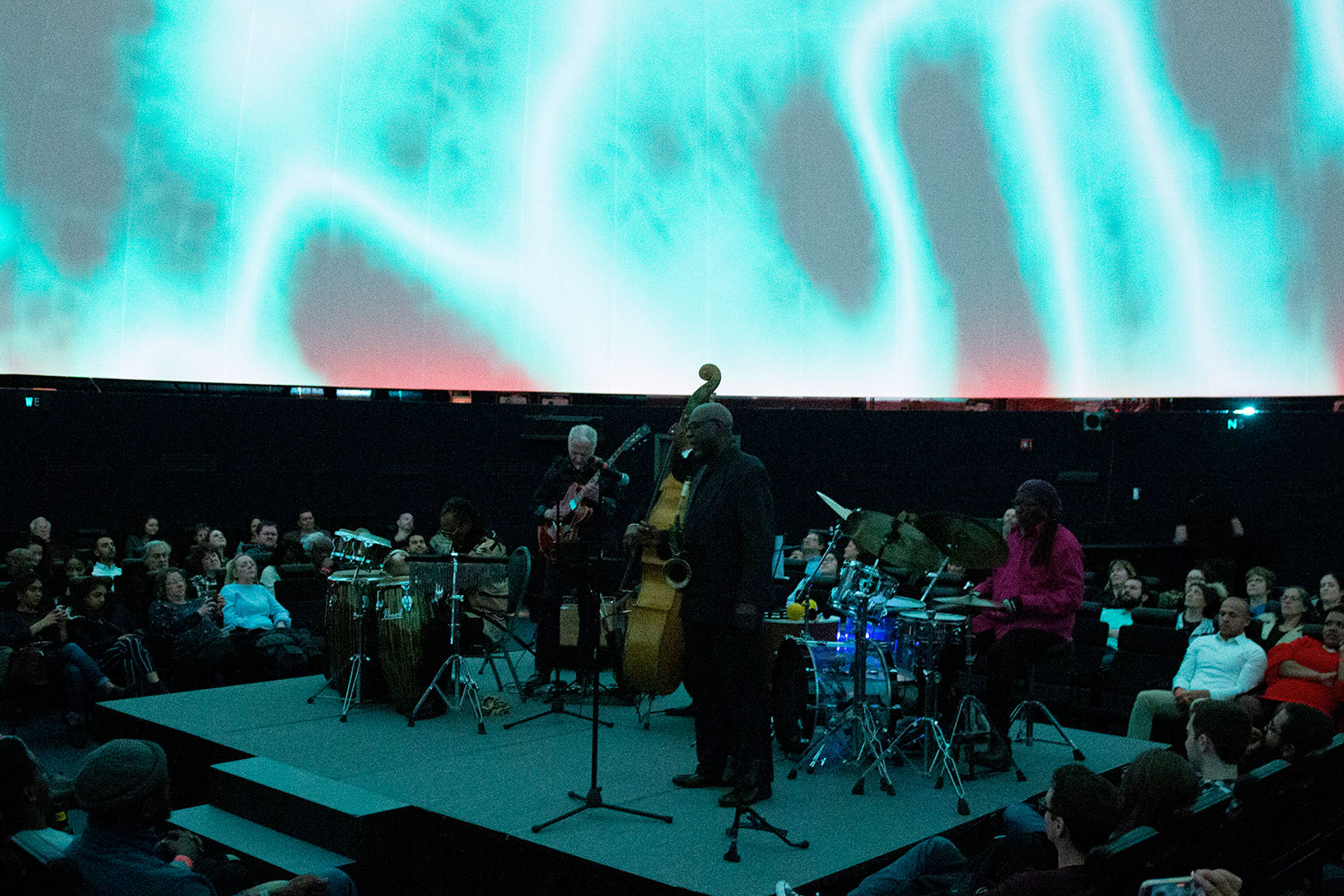 light show in planetarium